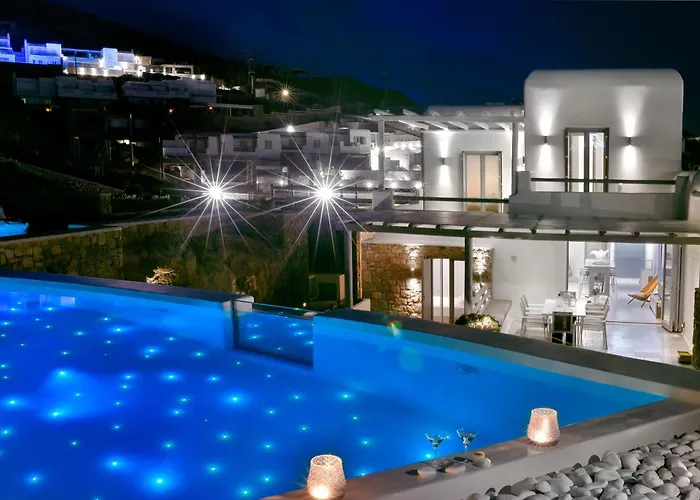 Sapphire 6bed With Pool And Hot Tub In Villa Ornos (Mykonos)