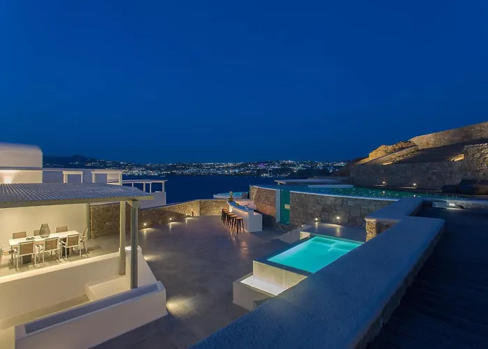 Villa Sapphire 6bed With Pool And Hot Tub In Ornos (Mykonos)