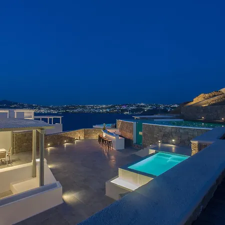 Villa Sapphire 6bed With Pool And Hot Tub In Ornos (Mykonos)